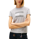 Tommy Hilfiger γυναικείο μονόχρωμο t-shirt DW0DW22562