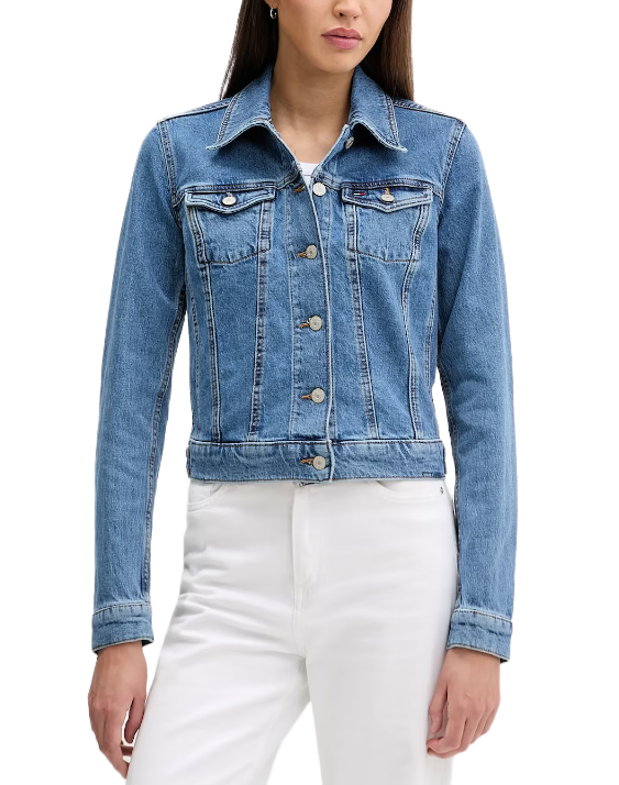 Tommy Hilfiger γυναικείο μπουφάν τζιν slim fit DW0DW22489
