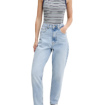 Tommy Hilfiger γυναικείο παντελόνι τζιν mom's fit DW0DW20041