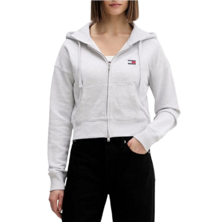 Tommy Hilfiger γυναικεία boxy ζακέτα φούτερ με κουκούλα DW0DW21976