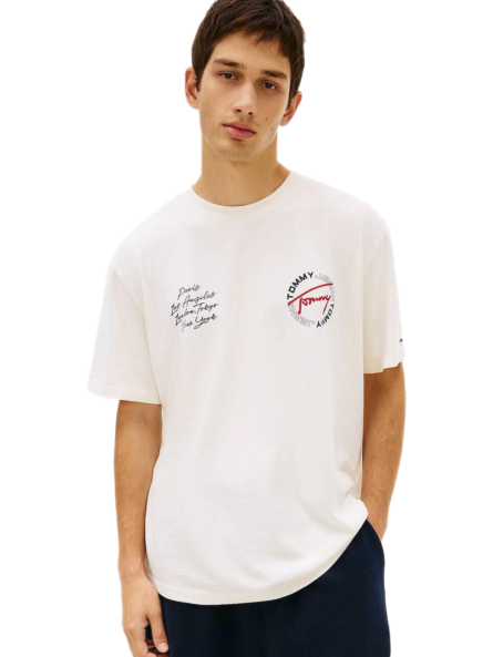 Tommy Hilfiger ανδρικό t-shirt με τύπωμα DM0DM22535