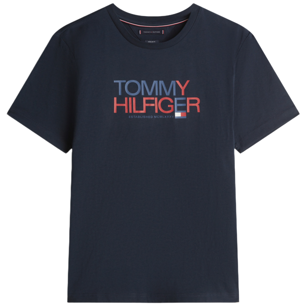 Tommy Hilfiger ανδρικό t-shirt με στάμπα MW0MW42369