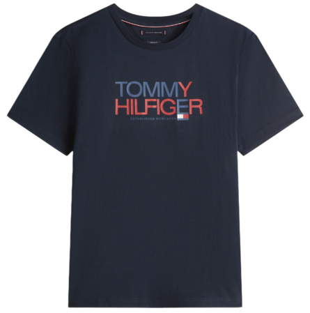 Tommy Hilfiger ανδρικό t-shirt με στάμπα MW0MW42369