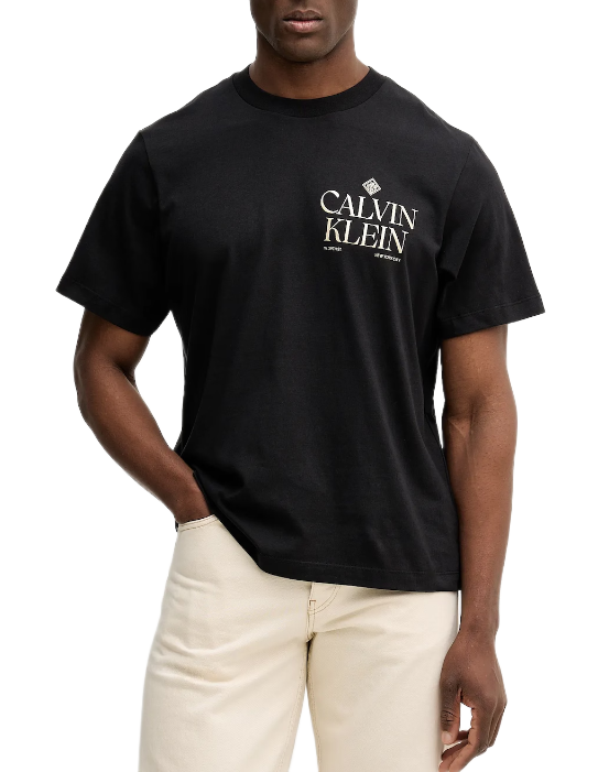 Calvin Klein ανδρικό t-shirt με τύπωμα LV14RE801G