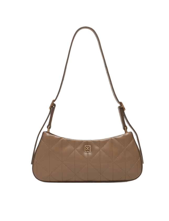 Calvin Klein γυναικεία μικρή καπιτονέ τσάντα ώμου LV04F3327G