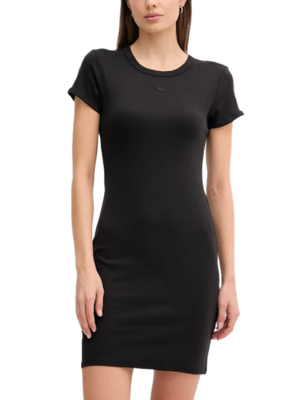 Calvin Klein γυναικείο μίνι ριμπ φόρεμα LV047B266G