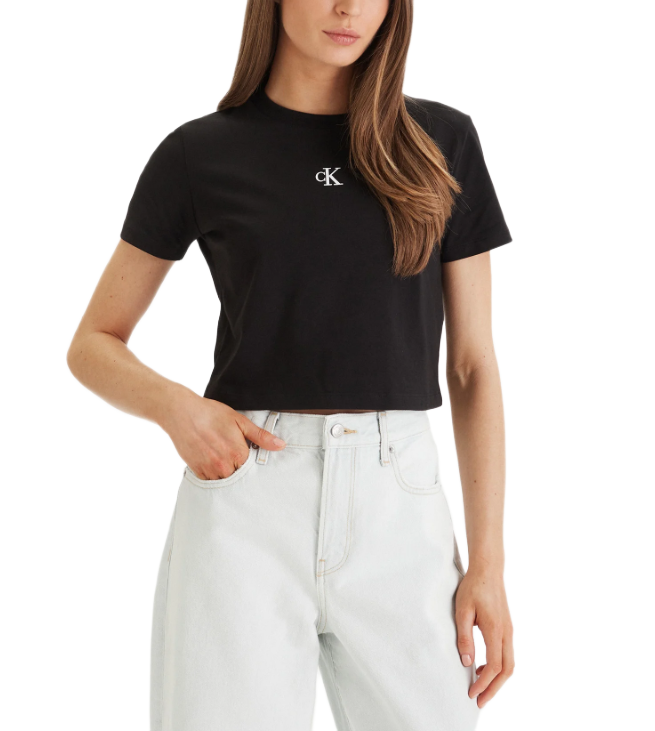 Calvin Klein γυναικείο cropped t-shirt LV047AB213 Calvin Klein γυναικείο cropped t-shirt LV047AB213