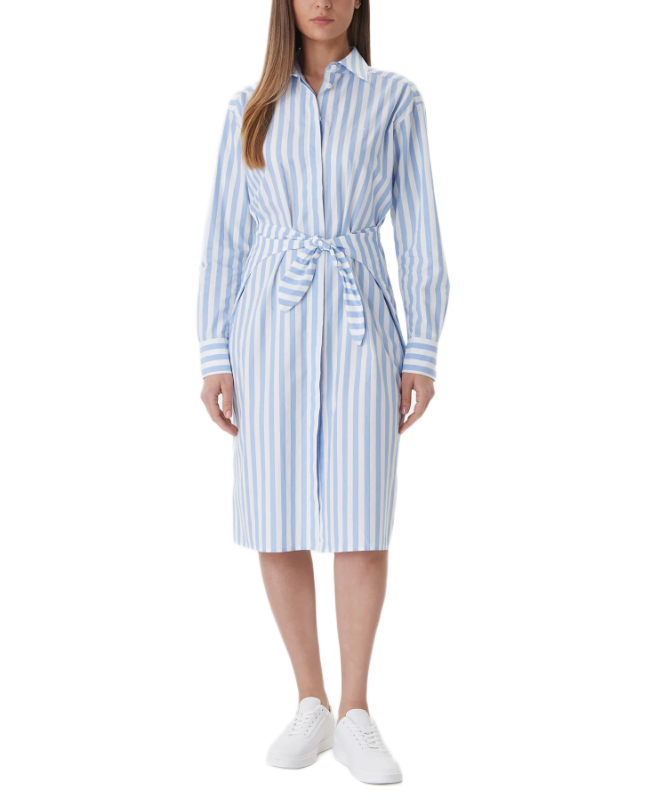 Calvin Klein γυναικείο ριγέ φόρεμα (shirtdress)LV044F032G
