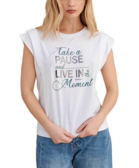 Attrattivo γυναικείο t-shirt με στάμπα 9923146