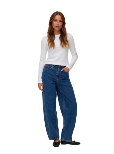 Vero Moda γυναικείο τζιν παντελόνι high rise barrel 10337318