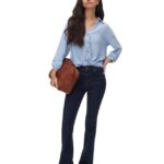 Vero Moda γυναικείο μακρυμάνικο πουκάμισο με κόμπο 10340338