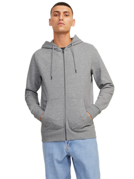 Jack & Jones ανδρική ζακέτα φούτερ με κουκούλα 12181901