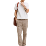 Jack & Jones ανδρικό μονόχρωμο παντελόνι chino 12292970