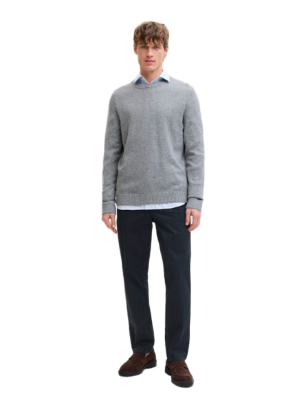 Jack & Jones ανδρικό μονόχρωμο παντελόνι chino 12292970