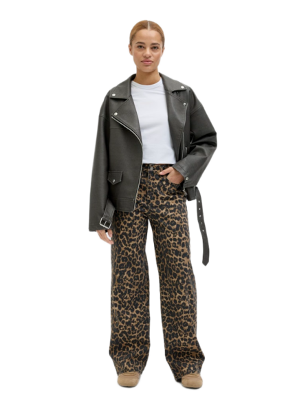 JJXX γυναικείο παντελόνι animal print 12273087