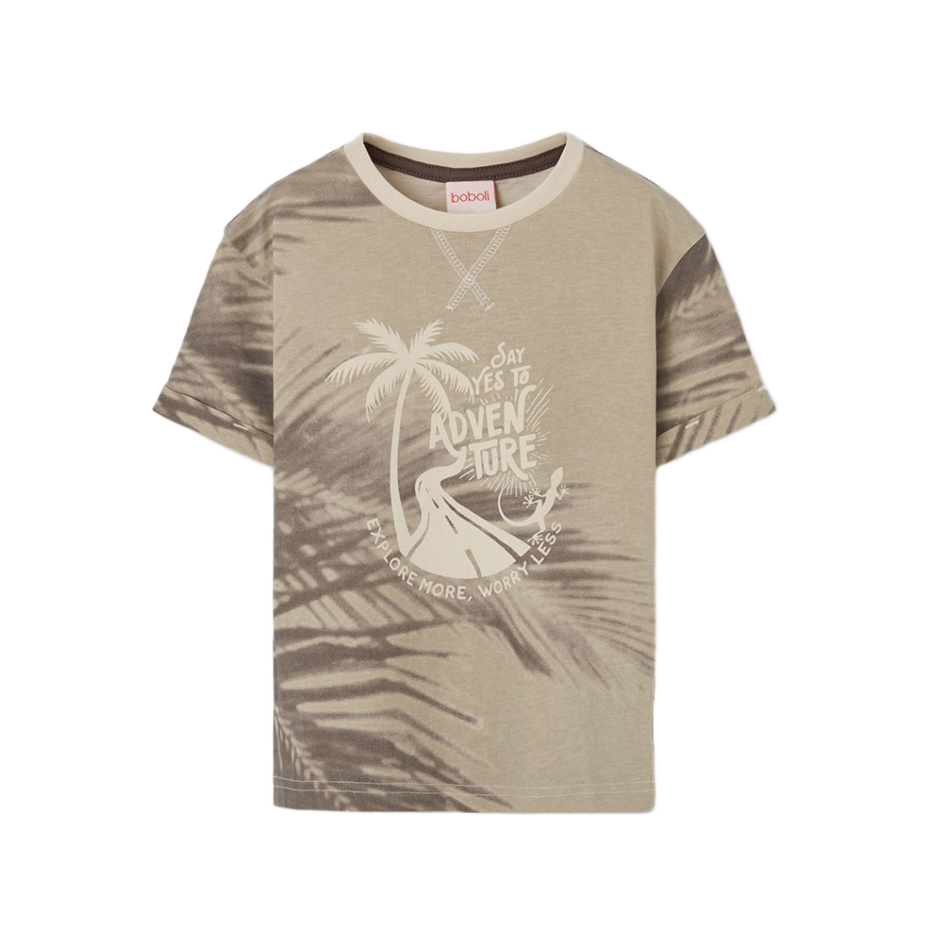 Boboli βαμβακερό t-shirt για αγόρι με τύπωμα 623067