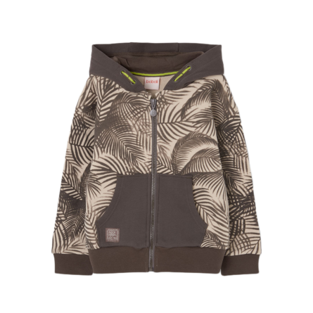 Boboli βαμβακερή fleece ζακέτα για αγόρι σταμπωτή 623124