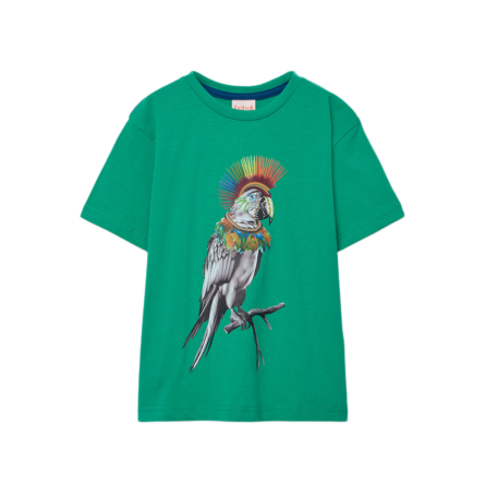 Boboli βαμβακερό t-shirt για αγόρι στάμπα παπαγάλος 693008