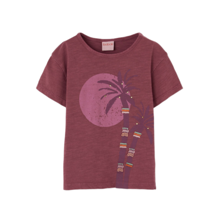 Boboli βαμβακερό t-shirt για κορίτσι με στάμπα 433044