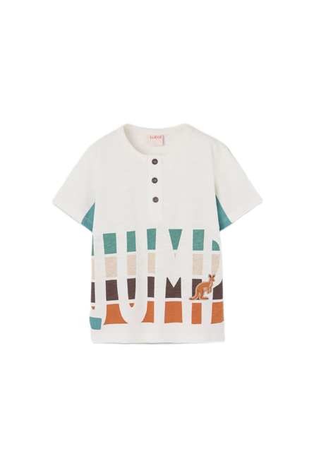 Boboli παιδικό t-shirt για μικρό αγόρι με κουμπάκια 533124