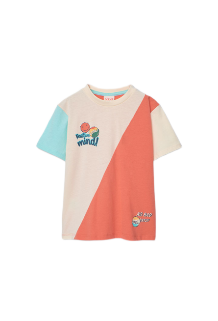Boboli παιδικό t-shirt πολύχρωμο για μικρό αγόρι 523022