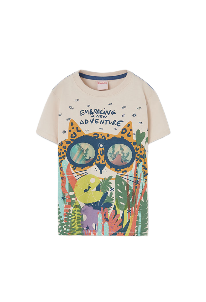 Boboli παιδικό t-shirt για μικρό αγόρι με τύπωμα 523066