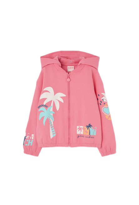 Boboli παιδικό fleece μπουφάν για μικρό κορίτσι 333087