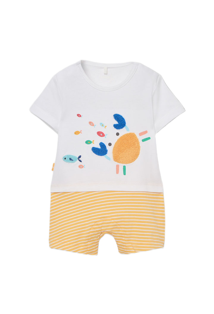 Boboli Newborn βρεφικό ολόσωμο φορμάκι για μωρό αγόρι 243032 Boboli Newborn βρεφικό ολόσωμο φορμάκι για μωρό αγόρι 243032