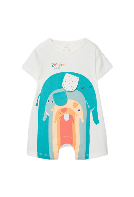 Boboli Newborn βρεφικό κοντό φορμάκι για μωρό αγόρι 253066