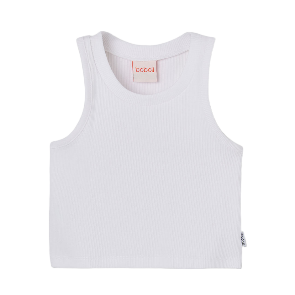 Boboli βαμβακερό crop t-shirt για κορίτσι 493040