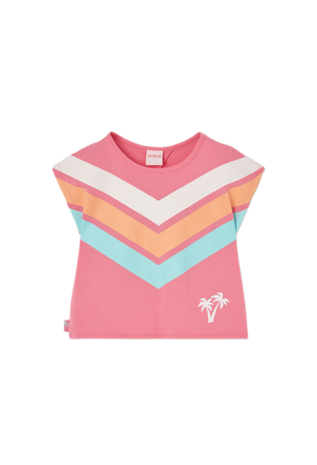 Boboli παιδικό t-shirt για μικρό κορίτσι με ρίγες 333010