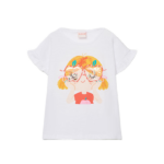 Boboli παιδικό t-shirt για μικρό κορίτσι με στάμπα 343088