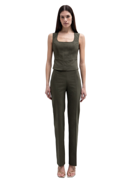 Toi Moi γυναικείο παντελόνι tailored με γραμμές 20-5820-126