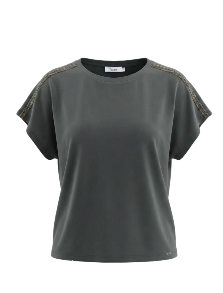 Toi Moi γυναικείο t-shirt με χάντρες 80-6790-126