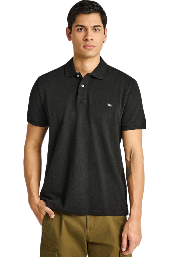 Funky Buddha ανδρικό polo μπλουζάκι FBM013-001-11