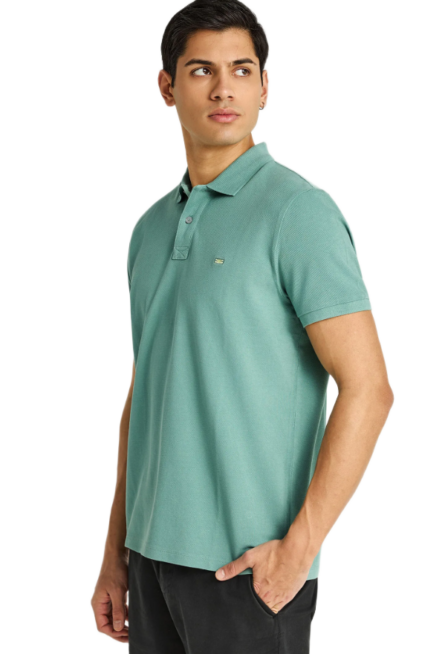Funky Buddha ανδρικό polo μπλουζάκι FBM013-001-11