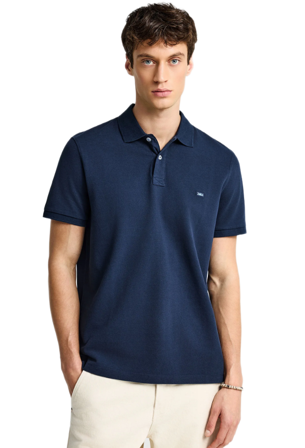 Funky Buddha ανδρικό polo μπλουζάκι FBM013-001-11