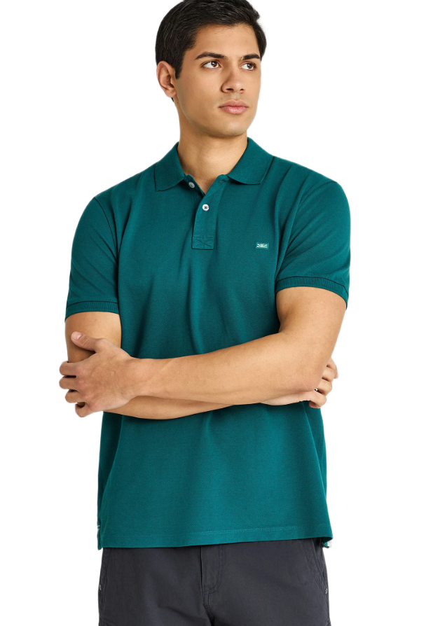 Funky Buddha ανδρικό polo μπλουζάκι FBM013-001-11