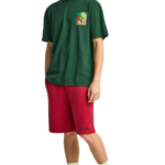 Funky Buddha ανδρική αθλητική βερμούδα με λογότυπο FBM013-050-03