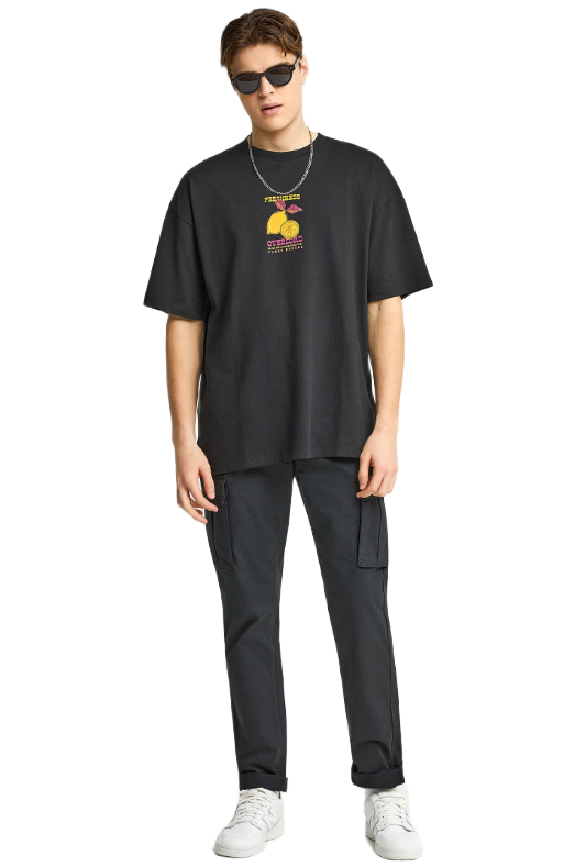 Funky Buddha ανδρικό comfort cargo παντελόνι FBM013-002-02