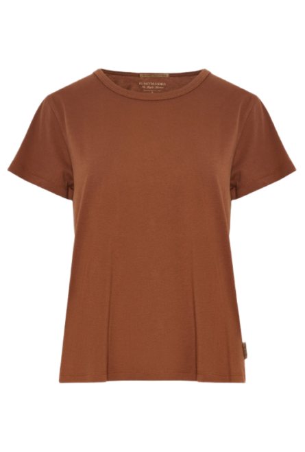 Funky Buddha γυναικείο μονόχρωμο t-shirt FBL013-103-04