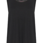 Funky Buddha γυναικείο αμάνικο μονόχρωμο τοπ FBL013-108-04