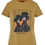 Funky Buddha γυναικείο t-shirt με τύπωμα FBL013-122-04