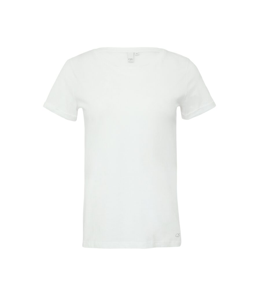 S'Oliver γυναικείο μονόχρωμο κοντομάνικο t-shirt 2163612