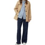 S'Oliver γυναικείο αδιάβροχο trench coat σε στενή γραμμή 2173526