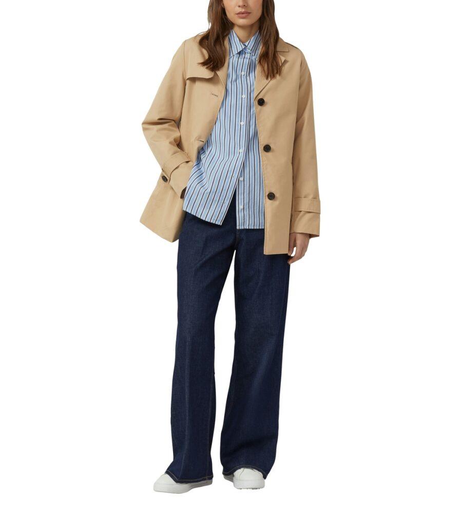 S'Oliver γυναικείο αδιάβροχο trench coat σε στενή γραμμή 2173526