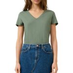 S'Oliver γυναικείο μονόχρωμο t-shirt 2175256