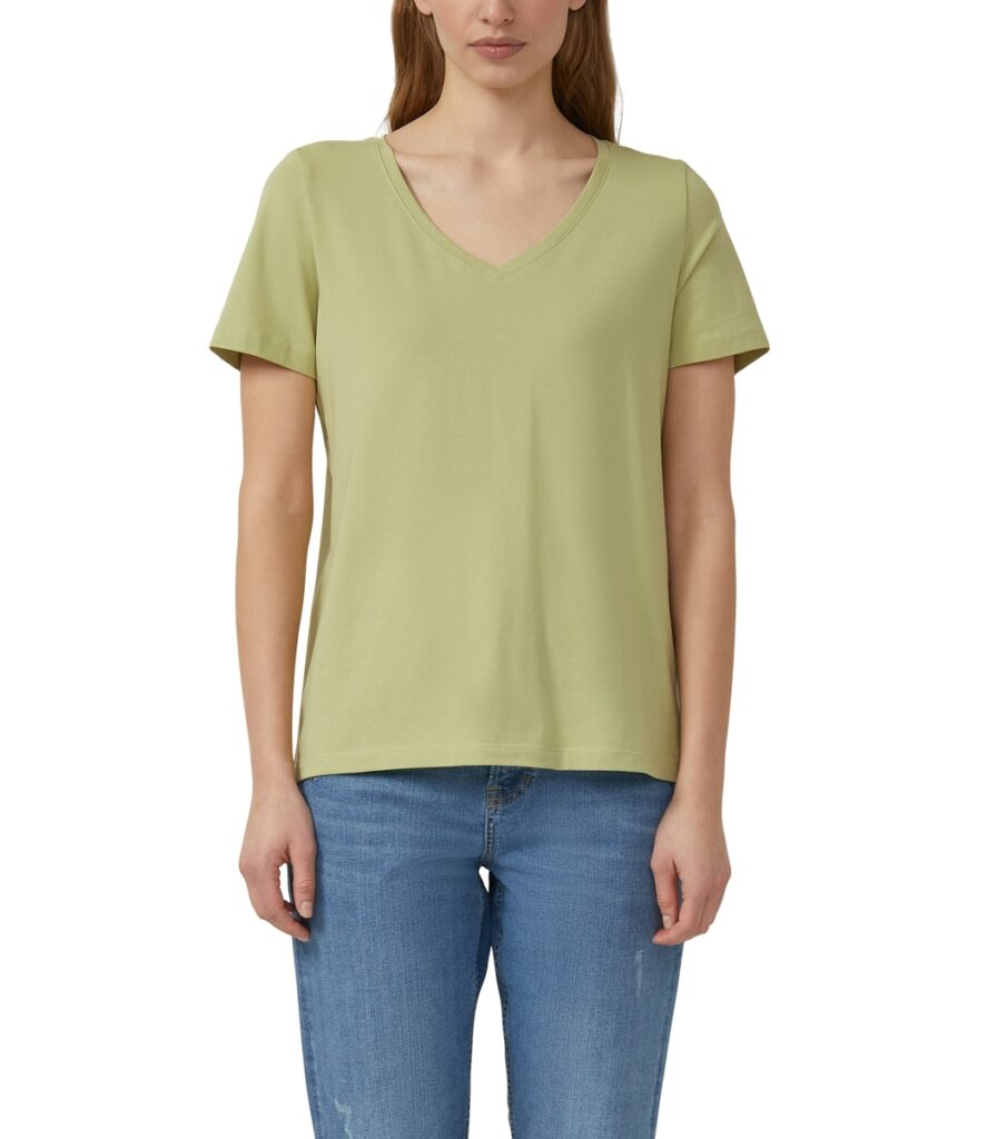 S'Oliver γυναικείο μονόχρωμο t-shirt V 2176212