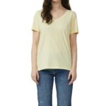S'Oliver γυναικείο μονόχρωμο t-shirt V 2176212