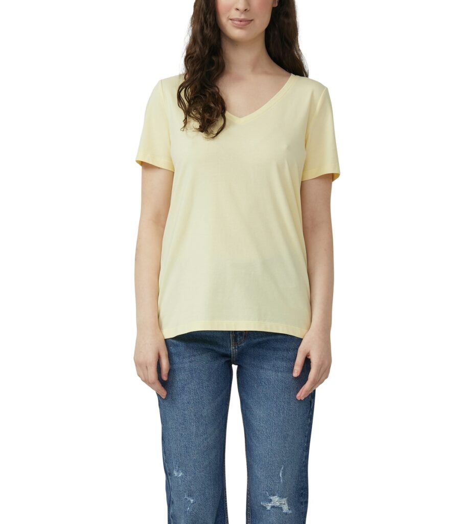 S'Oliver γυναικείο μονόχρωμο t-shirt V 2176212